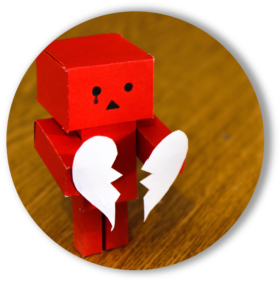 Myocardial Infarctions - Boyfriend And Girlfriend Break Up Art (577x579), Png Download