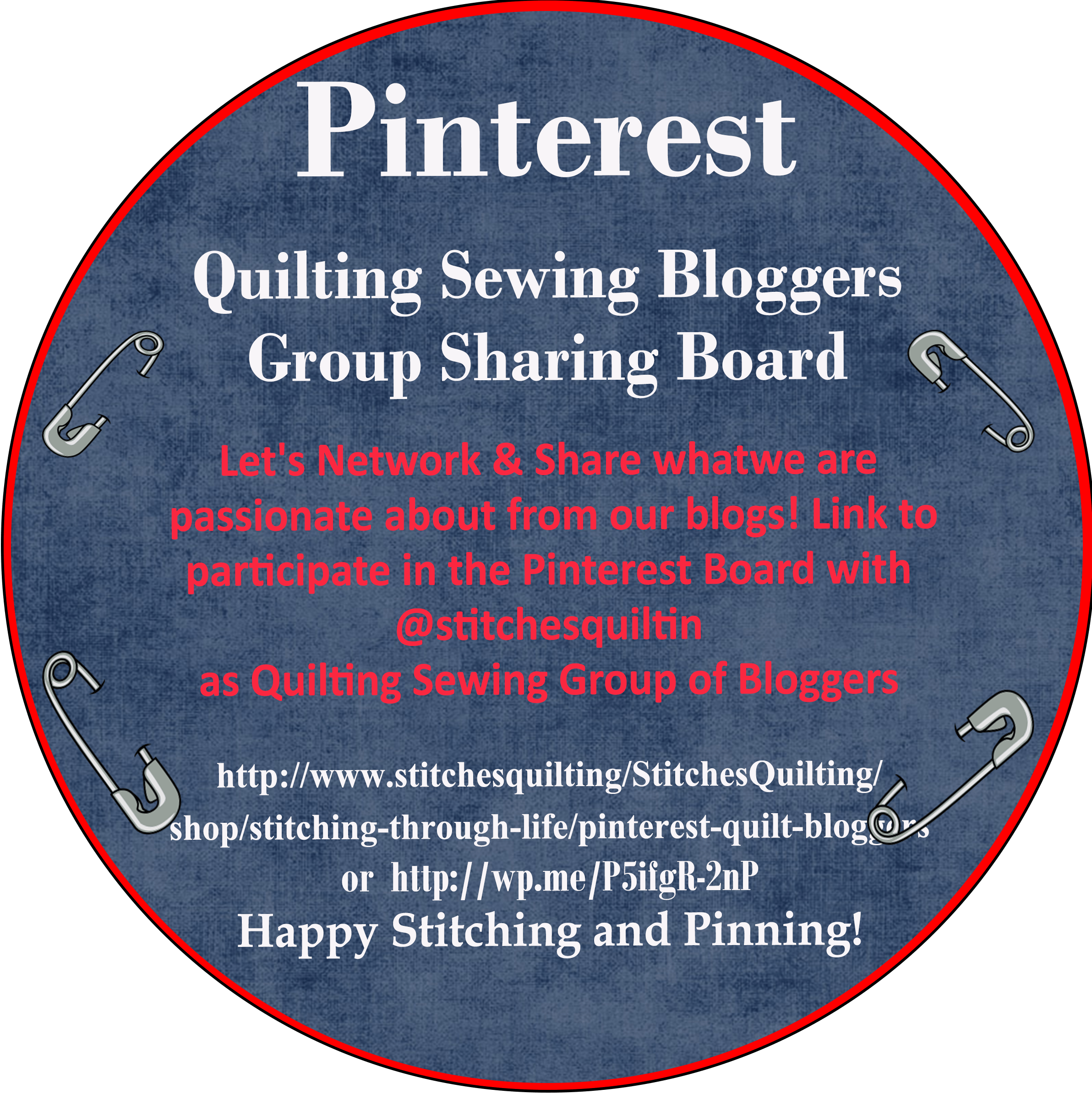 Pinterest Quilting Sewing Blogger Group (2384x2388), Png Download