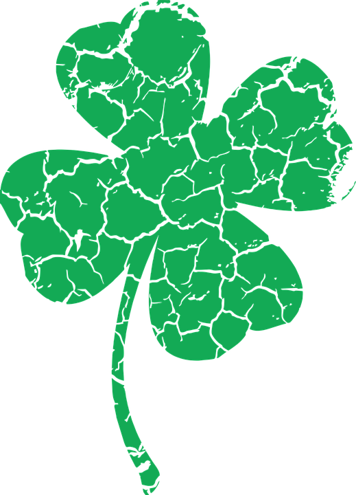 Distressed Clover,st Paddy's Day,st Patrick's Day,st (500x693), Png Download