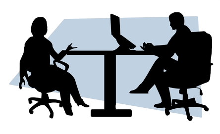 Presentation At Desk Icon - Logistics (444x271), Png Download