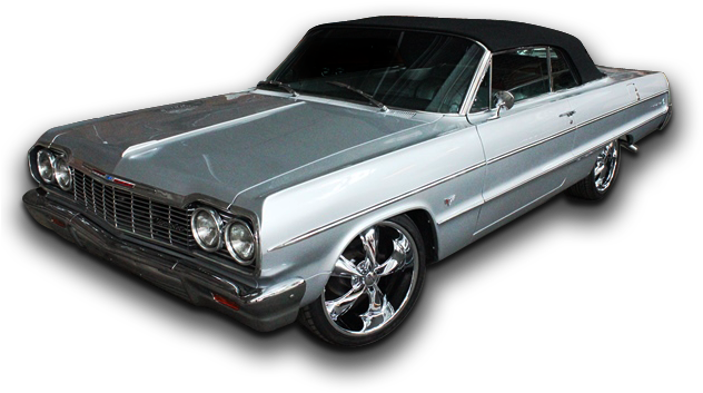 1964 Impala Cole 2014 11 17t20 - Silver 1964 Impala Convertible (640x427), Png Download