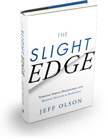 The Slight Edge, By Jeff Olson - Slight Edge By Jeff Olson (381x490), Png Download