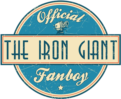 The Iron Giant - Official The Iron Giant Fanboy Round Ornament (400x400), Png Download