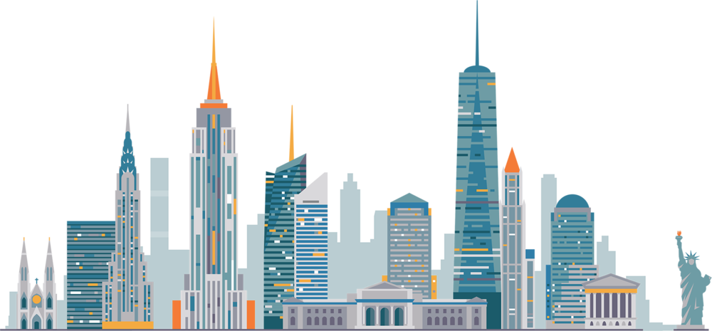 City Skyline For Gorodny (1000x465), Png Download