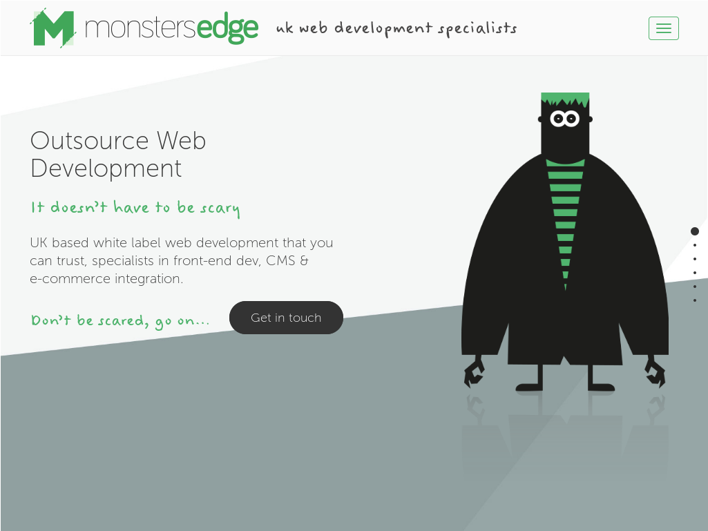 Monsters Edge Website History - Beige (1024x4648), Png Download