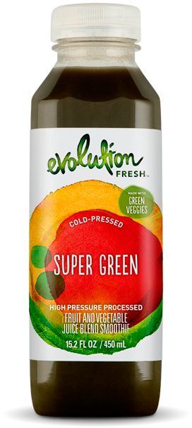 Evolution Fresh™ Super Green® Fruit Puree And Juice - Super Green Juice Evolution (272x605), Png Download