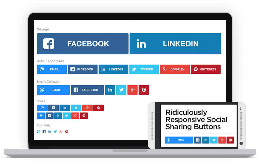 Install Social Media Button In Wordpress - Responsive Web Design (912x580), Png Download