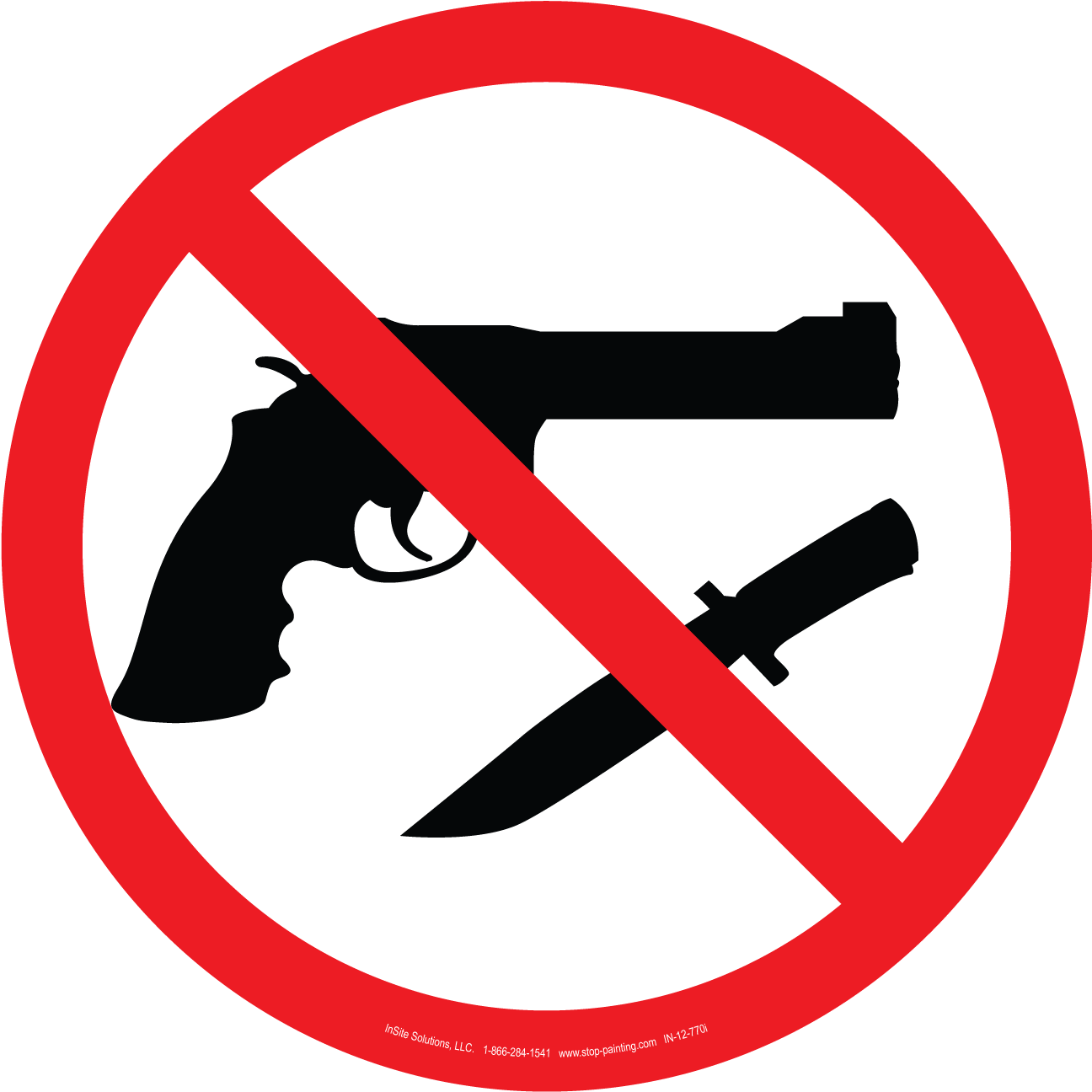 Knife Clipart Weapon - Gloucester Road Tube Station (1296x1296), Png Download