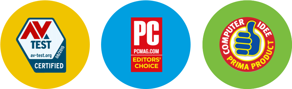 Award-winning Antivirus From Mcafee - Antivirus Software (1112x500), Png Download