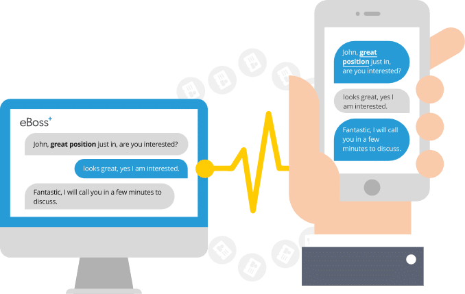 5 Times The Message Open Rates Compared To Email - Diagram (678x429), Png Download