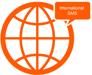 International Sms Services - Web Flat Icon Png (500x348), Png Download