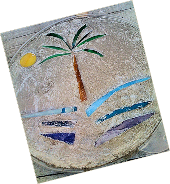 Make A Keepsake Garden Stepping Stone At The Westwood - Pineapple (549x594), Png Download