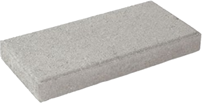 Old Castle Gray Concrete Stepping Stone - Weserwaben Abdeckplatte Vario-line Gartenmauer (700x700), Png Download