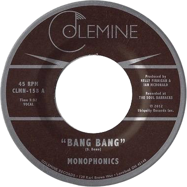 "bang Bang" B/w "thinking Black" 7-inch Vinyl - Bang Bang (377x377), Png Download