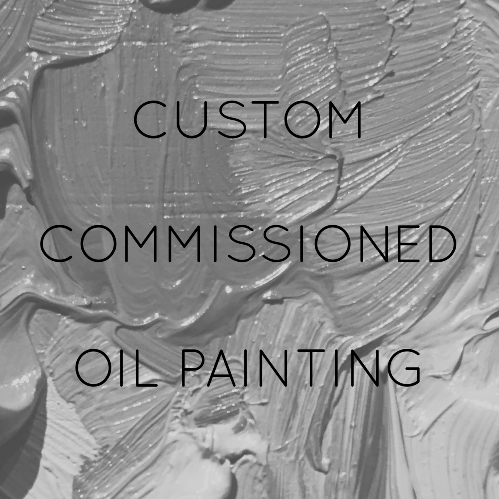Custom Commissioned Oil Painting - Monochrome (1000x1000), Png Download