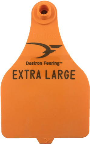 Duflex Extra Large Cow Custom 1 Side Ear Tag With Blank - Cattle (480x480), Png Download