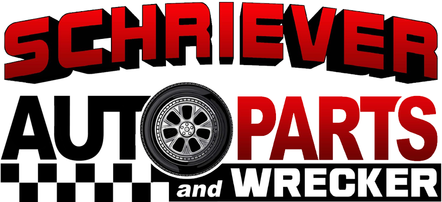 Schriever Auto Parts And Wrecker - Motor Parts Logo Design (876x400), Png Download