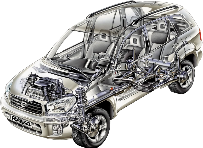 At Qap, We Believe In Quality - Toyota Rav4 2003 Motor (1100x618), Png Download