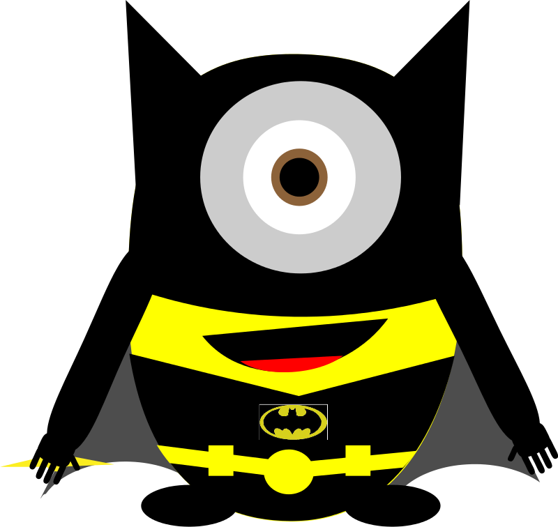 Free Clipart - Minion Super Heroe Vector (800x756), Png Download