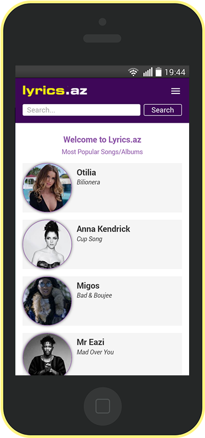 A To Z Lyrics For Android - Lyrics (550x852), Png Download
