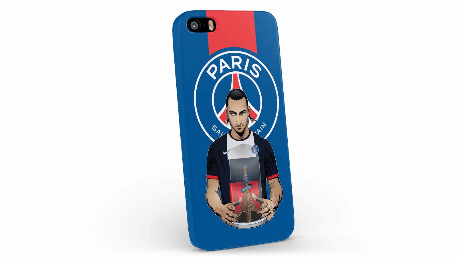 Dailyobjects Zlatan Ibrahimovic Blue Case For Iphone - Etui Housse Coque Psg1 1 Pour Samsung Galaxy S5 Mini (1600x900), Png Download