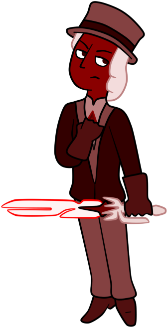 Blood Diamond - Steven Universe Blood Diamond (400x700), Png Download