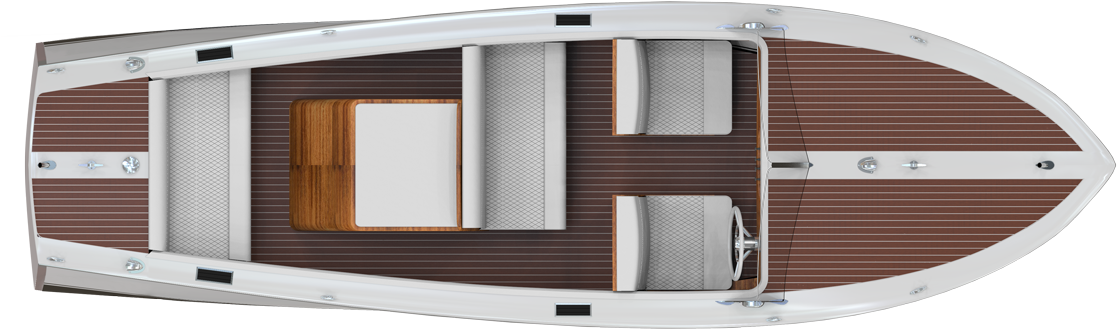 Electric-boat - Boat Png Top (1427x854), Png Download