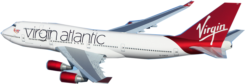 Virgin Atlantic Flight Png - Virgin Atlantic Airways Png (900x351), Png Download