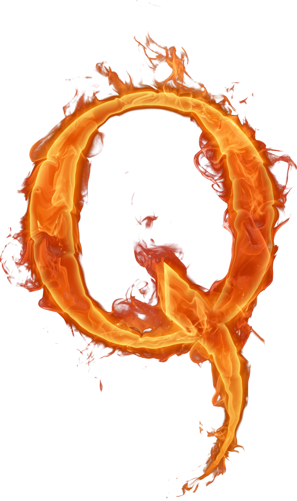 Http - //www - Alfabetoslindos - Com/2018/07/alfabeto- - Letra Q Com Fogo (948x1600), Png Download