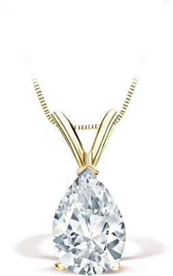 Diamond Pendants - Earring (335x414), Png Download