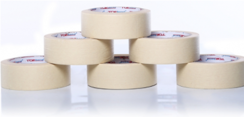 Masking Tape/auto Spray Paint White Masking Tape - Box-sealing Tape (500x500), Png Download