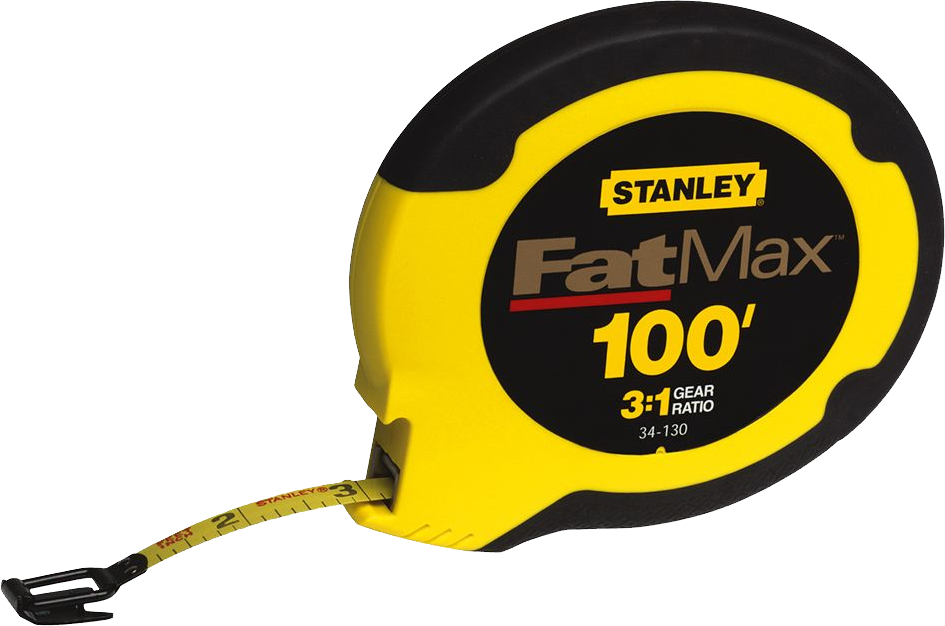 25 Foot And 100 Foot Tape Measure (945x626), Png Download