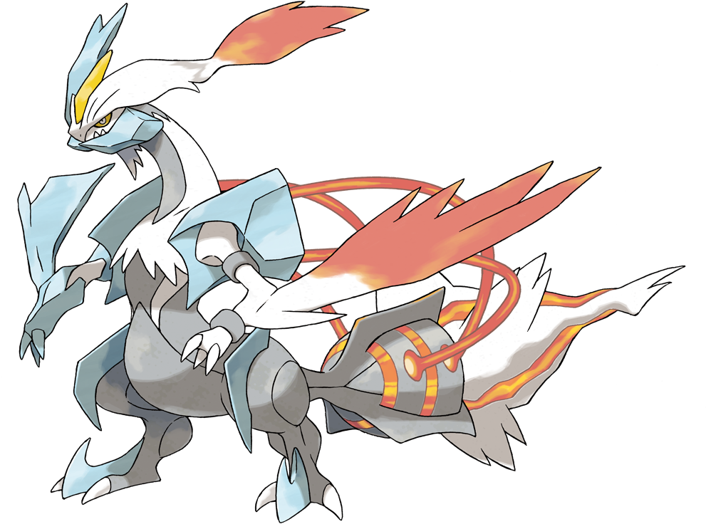 White Kyurem Overdrive - New Legendary Pokemon Black And White 2 (1008x799), Png Download