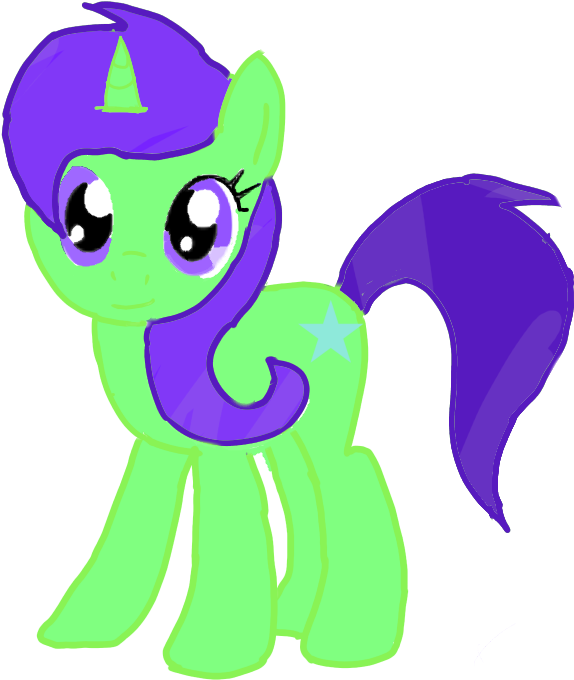 Wondersparkle, Female, Looking At You, Oc, Oc - Cartoon (768x768), Png Download