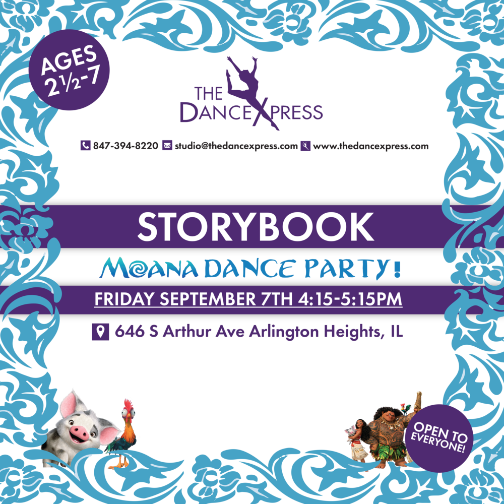 Storybook Moana 1 - Dance (1000x1000), Png Download