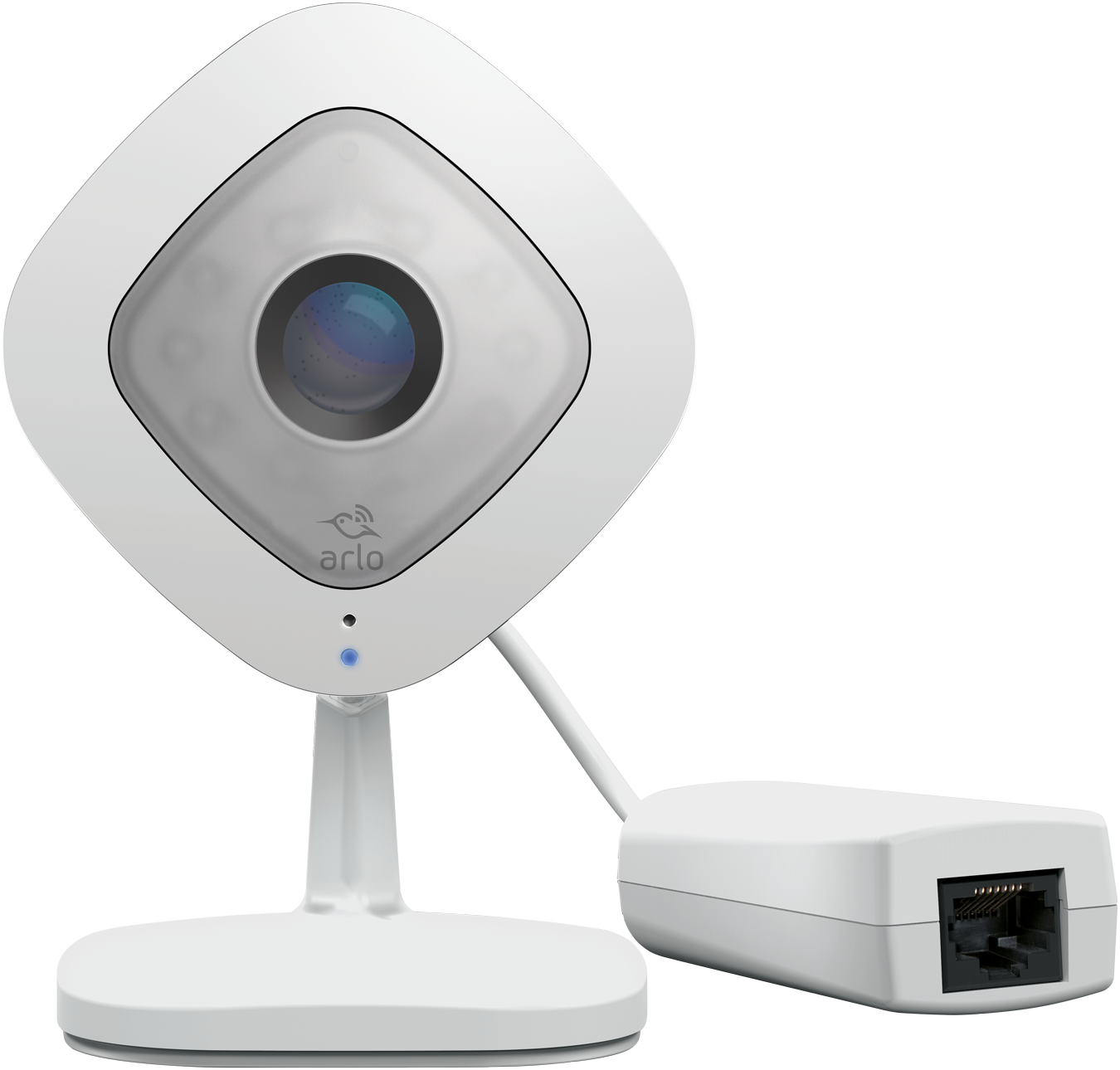 Arlo Q Plus -1080p Hd Security Camera With Audio, Ethernet, - Netgear Arlo Q Plus (1350x1290), Png Download