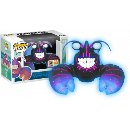 Tamatoa Moana Sdcc 2018 Exclusive Funko Pop Vinyl - Funko Pop Tamatoa Glow In The Dark (420x420), Png Download