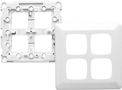 P2034/2vh Switch Grid Plate And Cover, 4 Gang, Large - Large Format (800x600), Png Download
