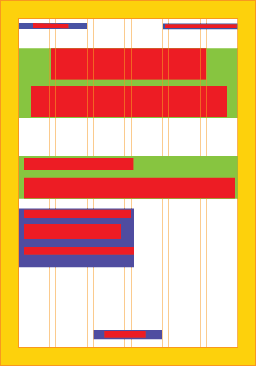 The Main Story Title Is Also Usually White And Very - Flag (504x720), Png Download