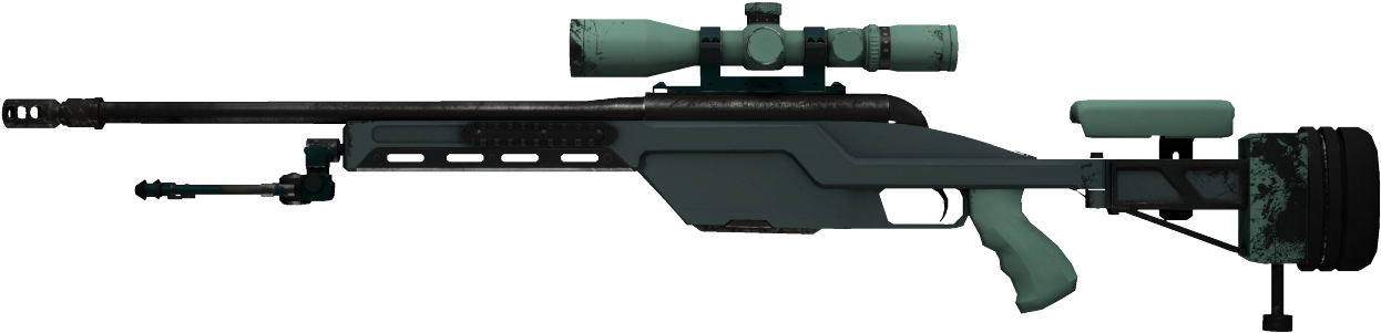 Ssg 08 - Ssg Necropos Minimal Wear (1280x342), Png Download