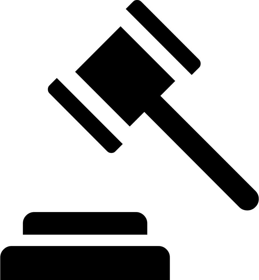 Auction Comments - White Auction Hammer Icon (908x980), Png Download