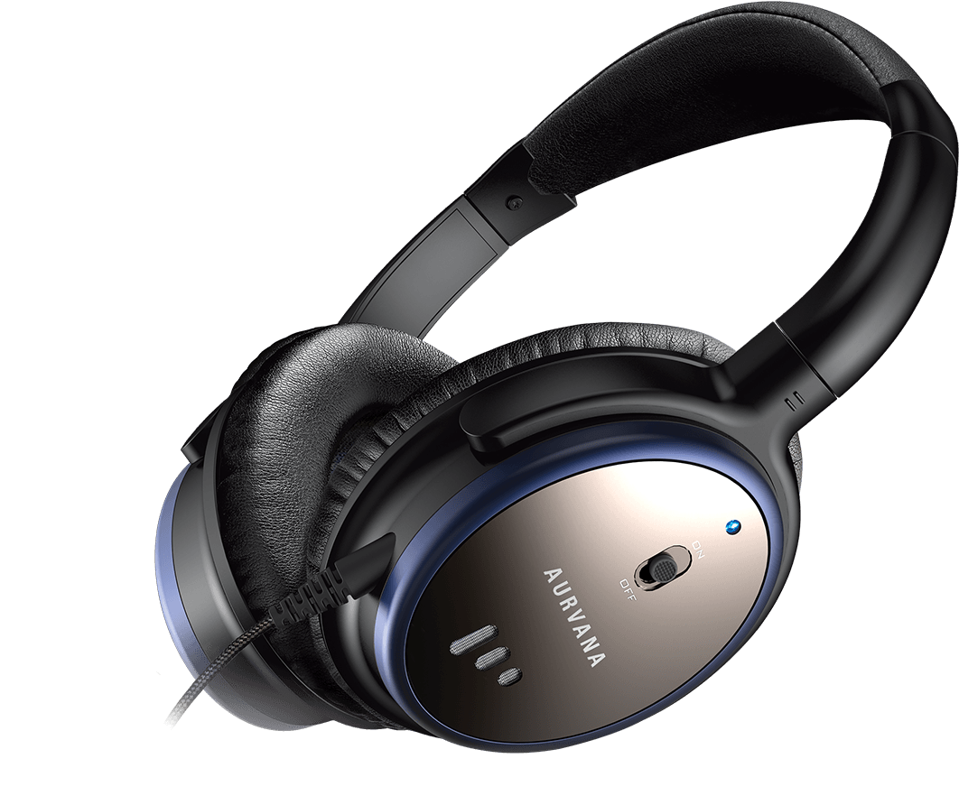 Lightweight And Noise-canceling Foldable Headphones - Aurvana Anc (1074x897), Png Download