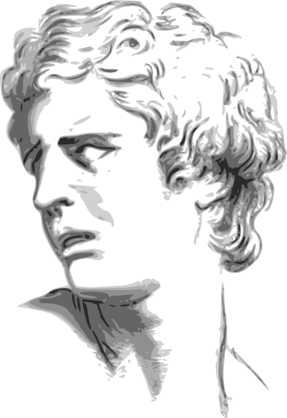 Man Side Face - Side Of A Man's Face Drawing (408x594), Png Download
