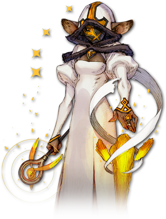 Beastfolk Mage - Terra Battle Beastfolk (545x719), Png Download