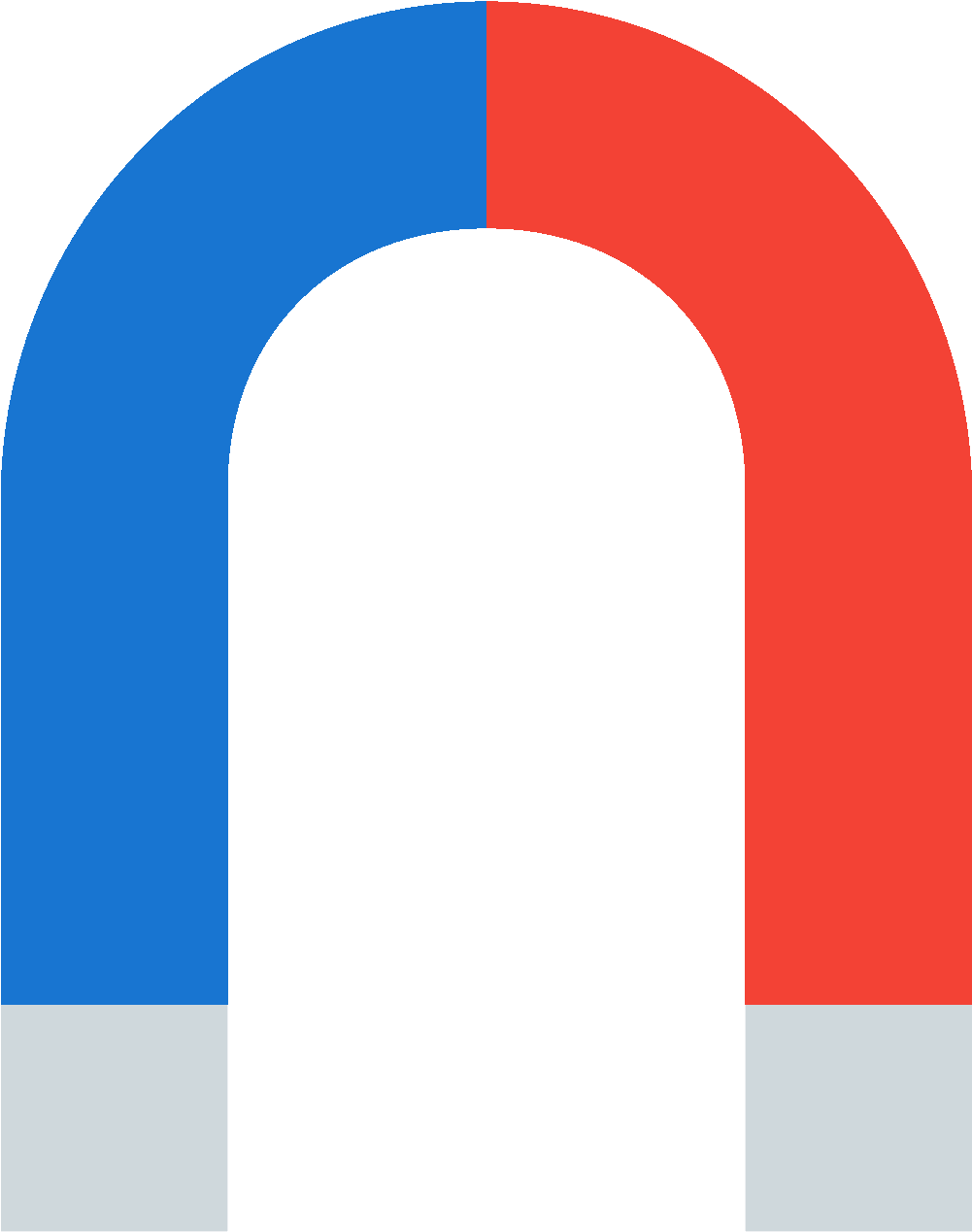 This Upside Down 'u' Is A Bendy Icon That Represents - Calamita Icon (1600x1600), Png Download