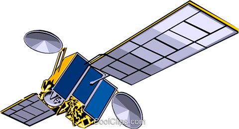 Satélite Livre De Direitos Vetores Clip Art Ilustração - Cospas Sarsat (480x259), Png Download