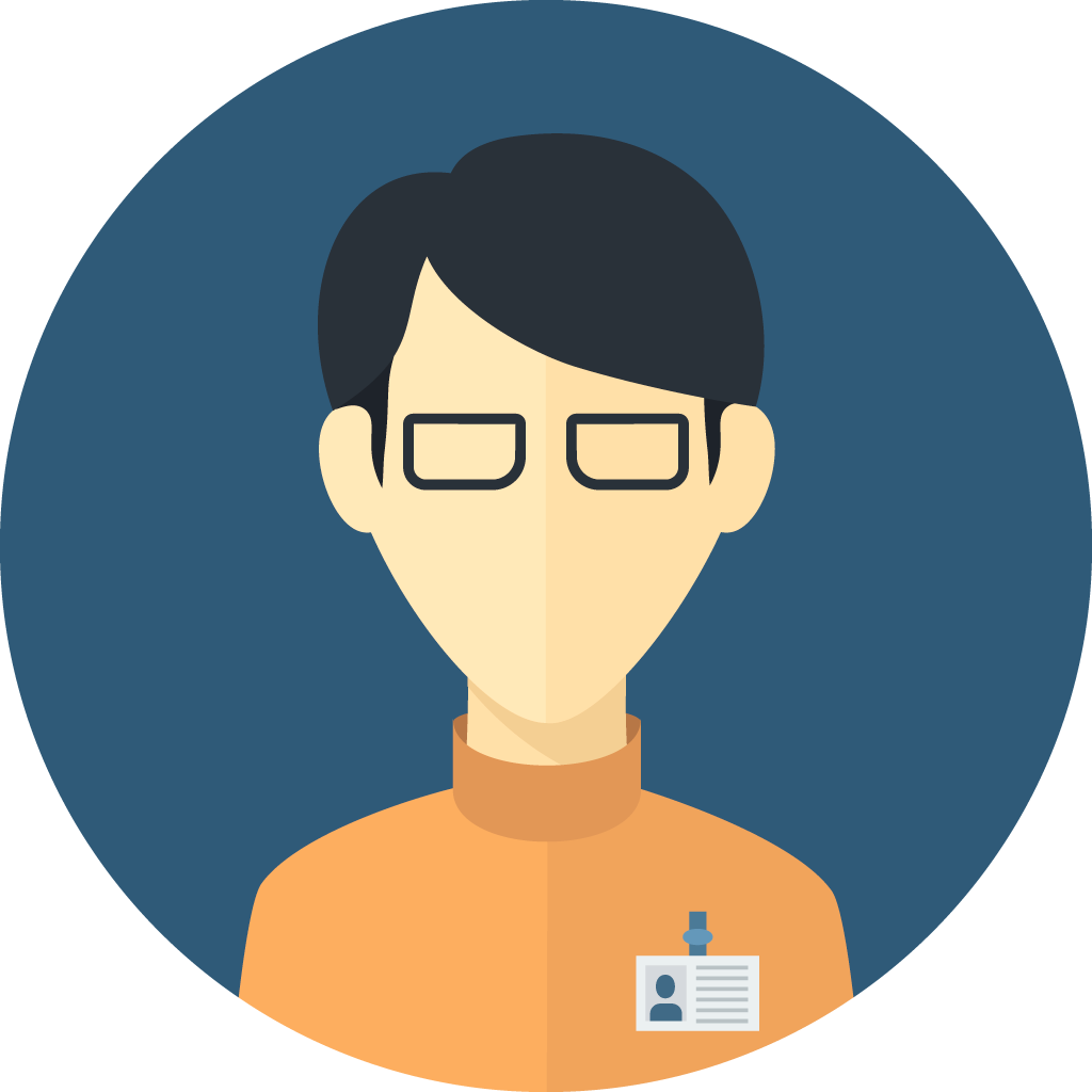 Flat Faces Icons Circle - Persona Icon Png (1024x1024), Png Download