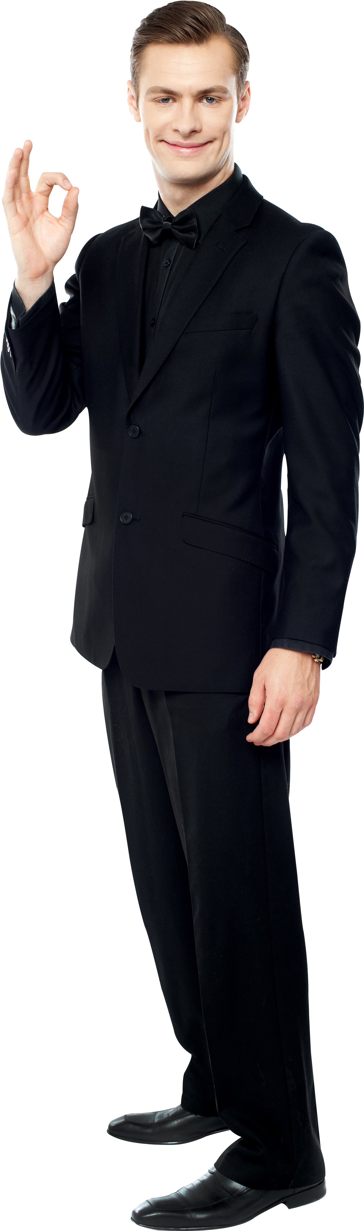 Men Pointing Perfect Symbol Free Png Image - Gesture (2832x4772), Png Download