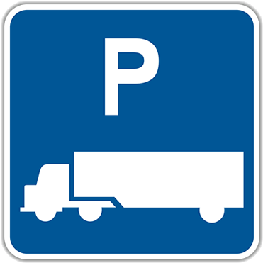 Tap To Expand - Parking Sign For Truck (400x400), Png Download