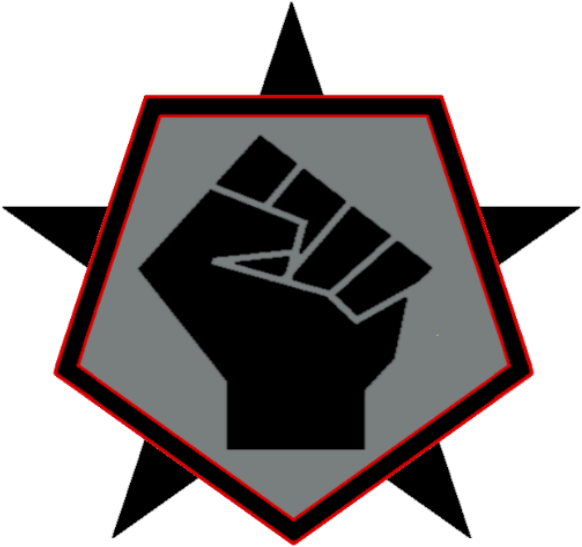 Volosia Black Hand Logo - Black Lives Matter Fist (618x588), Png Download